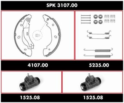 Гальмiвнi колодки, к-кт. ROADHOUSE SPK 3107.00