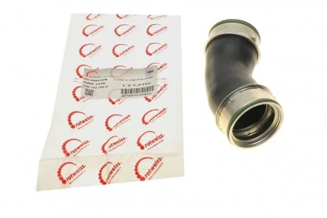 Патрубок интерк., VW T-5, 1.9 - 2.5 TDI, 2003>, L, (низ) ROTWEISS RWS1339