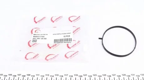 Прокладка корпусу дросельної заслінки MB W 639 OM651 10-14 / Sprinter OM651 09-&gt, / W447 OM651 14-&gt, / Прокладка турбіни ущільнювальна MB OM651 (колектор воздухонаддува) ROTWEISS RWS1724