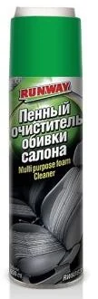 0.65л MULTI – PURPOSE CLEANER пінний очищувач салону (оббивка:синтетика,велюр) RUNWAY RW6083