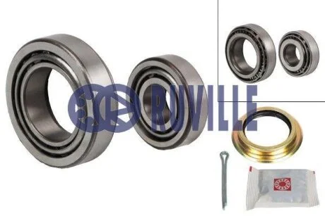 Комплект підшипників призначених для монтажу на маточину, роликові, конічні, з елементами монтажу RUVILLE 4087