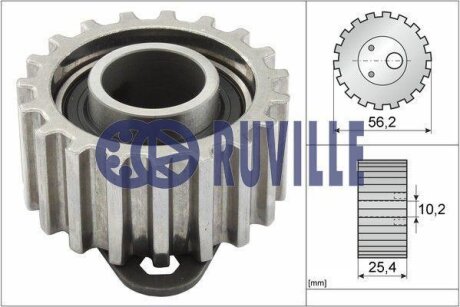 Ролик натяжной ремня ГРМ Ford Fiesta 1.8D,Mondeo 1.8TD 96- RUVILLE 55219