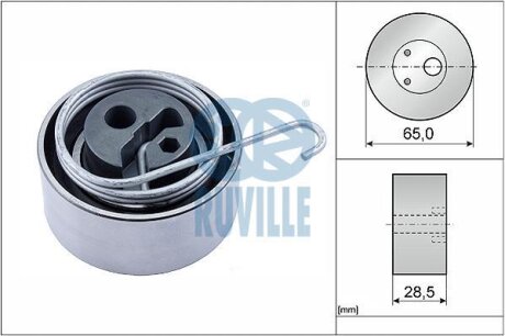 Валець натягувача пасу ГРМ CHEVROLET CRUZE, TRAX, HONDA CIVIC VII, OPEL ASTRA GT35329 VKM15218 531053520 21652 6519021000 RUVILLE 55344