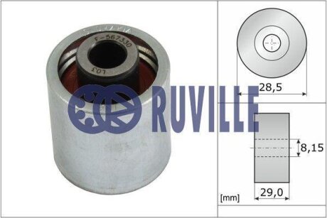 Ролик обводной Audi A3/A4/A6/TT Seat Skoda Octavia VW 2.0FSI/TFSI 3- RUVILLE 55773