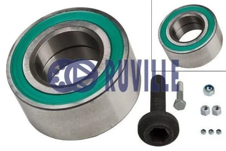 Підшипник призначений для монтажу на маточину, кульковий, з елементами монтажу RUVILLE 5718