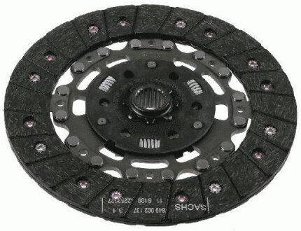 Диск сцепления OPEL ASTRA H/J/CORSA D/ZAFIRA 1.6T/1.8 SACHS 1878 003 309