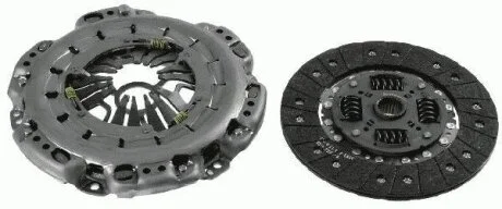 Компл. сцепл., VW LT, Cafter, 2.5 TDI, (65-100 kw), 2006> (д. 240 mm.) SACHS 3000 951 841 (фото 1)