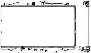 Радіатор сист. охолодження SAKURA 3071-1011