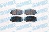 Колодки гальмівні передні Fiat Panda, Regata, Seat Ibiza, Terra 81-> (LPR-) SAMKO 5SP007 (фото 1)