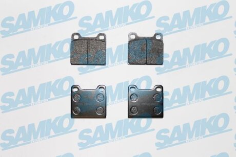 Комплект гальмівних накладок, дискове гальмо SAMKO 5SP024
