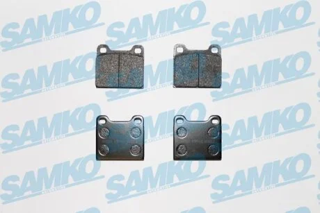 Комплект гальмівних накладок, дискове гальмо SAMKO 5SP024