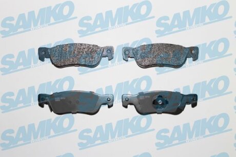 Комплект гальмівних накладок, дискове гальмо SAMKO 5SP052
