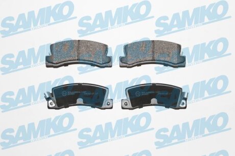 Комплект гальмівних накладок, дискове гальмо SAMKO 5SP061