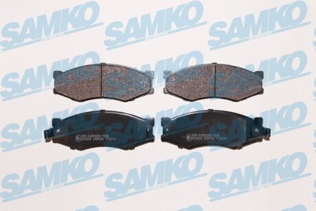 Комплект гальмівних накладок, дискове гальмо SAMKO 5SP092