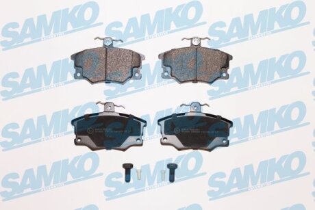 Колодки тормозные дисковые передние ALFA ROMEO 145 (930) 94-99, 146 (930) 94-01, FIAT TIPO 87-95 SAMKO 5SP094
