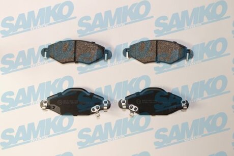 Комплект гальмівних накладок, дискове гальмо SAMKO 5SP1001