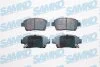 Комплект гальмівних накладок, дискове гальмо SAMKO 5SP1003 (фото 1)
