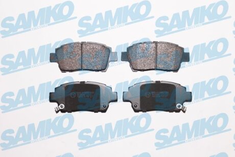 Комплект гальмівних накладок, дискове гальмо SAMKO 5SP1003