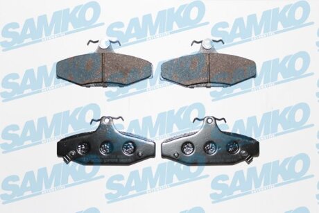 Комплект гальмівних накладок, дискове гальмо SAMKO 5SP1018
