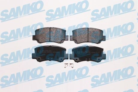 Комплект гальмівних накладок, дискове гальмо SAMKO 5SP1028