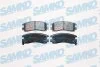 Комплект гальмівних накладок, дискове гальмо SAMKO 5SP1031 (фото 1)