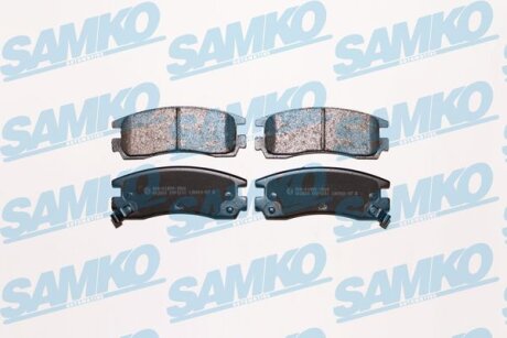 Комплект гальмівних накладок, дискове гальмо SAMKO 5SP1031
