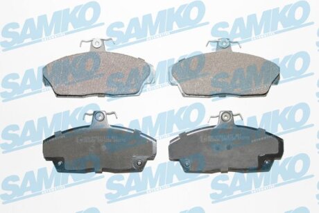 Комплект гальмівних накладок, дискове гальмо SAMKO 5SP1034
