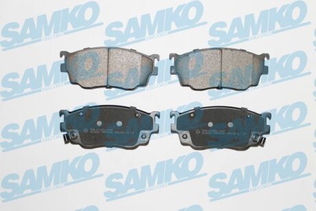 Комплект гальмівних накладок, дискове гальмо SAMKO 5SP1046