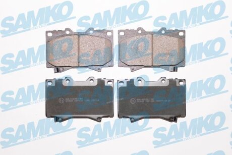 Колодки гальмівні передні Toyota LC 100, Prado J12-J15, Lexus LX, Mitsubishu Pajero IV (LPR-) SAMKO 5SP1050