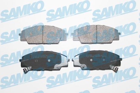 Комплект гальмівних накладок, дискове гальмо SAMKO 5SP1070