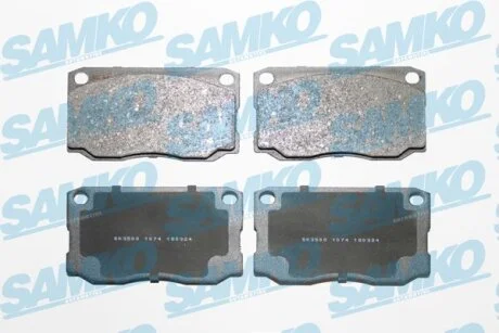 Комплект гальмівних накладок, дискове гальмо SAMKO 5SP1074
