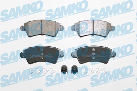 Комплект гальмівних накладок, дискове гальмо SAMKO 5SP1105