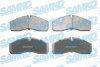 Комплект гальмівних накладок, дискове гальмо SAMKO 5SP1109 (фото 1)
