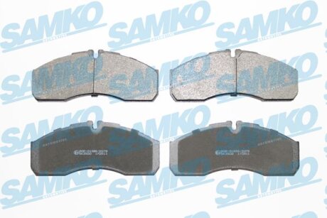 Комплект гальмівних накладок, дискове гальмо SAMKO 5SP1109