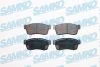 Комплект гальмівних накладок, дискове гальмо SAMKO 5SP1110 (фото 1)