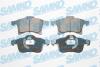 Тормозные колодки передние (20 мм) (сисема ATE) Opel Astra Combo Zafira 99- SAMKO 5SP1197 (фото 1)