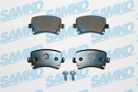 Тормозные колодки задние (17 мм) (система LUCAS/TRW) VAG 04- SAMKO 5SP1219