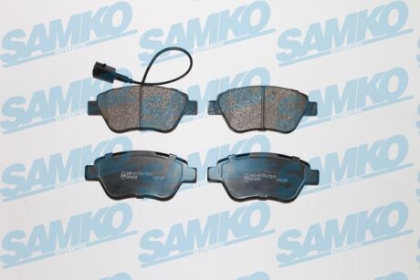 Колодки гальмівні передні Fiat Doblo, Citroen Nemo, Peugeot Bipper 08-> (LPR-) SAMKO 5SP1225