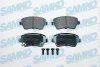 Колодки гальмівні передні Nissan Micra, Note, Tiida 07-> (LPR-) SAMKO 5SP1229 (фото 1)