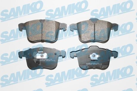 Комплект гальмівних накладок, дискове гальмо SAMKO 5SP1244