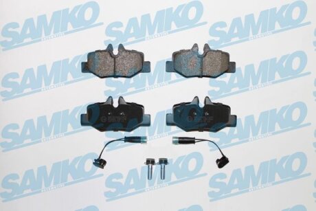 Тормозные колодки задние (17.7мм) (с датчиком) (система BOSCH) MB Vito Viano 03- SAMKO 5SP1246