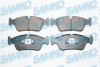 Комплект гальмівних накладок, дискове гальмо SAMKO 5SP1250 (фото 1)
