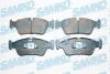 Комплект гальмівних накладок, дискове гальмо SAMKO 5SP1250 (фото 1)