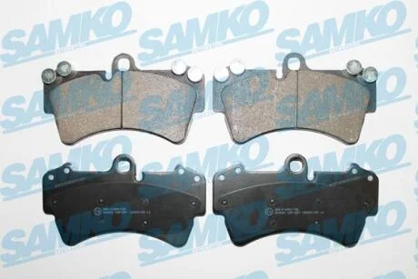 Колодки тормозные передние 16.6 мм (система BREMBO) VAG Q7 Cayenne Touareg 02-15 SAMKO 5SP1257