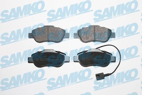 Комплект гальмівних накладок, дискове гальмо SAMKO 5SP1263