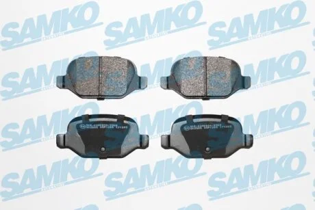 Комплект гальмівних накладок, дискове гальмо SAMKO 5SP1265