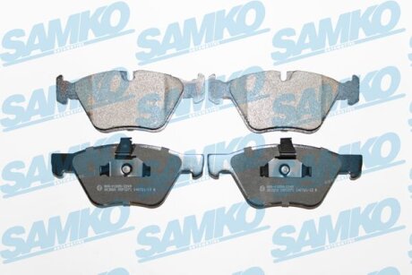 Комплект гальмівних накладок, дискове гальмо SAMKO 5SP1271