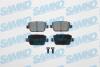 Тормозные колодки задние (16 мм) (система TRW) Ford Focus Kuga Volvo S80 V70 01- SAMKO 5SP1272 (фото 1)