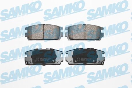 Комплект гальмівних накладок, дискове гальмо SAMKO 5SP1290