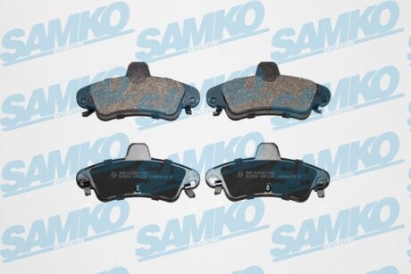 Комплект гальмівних накладок, дискове гальмо SAMKO 5SP1292